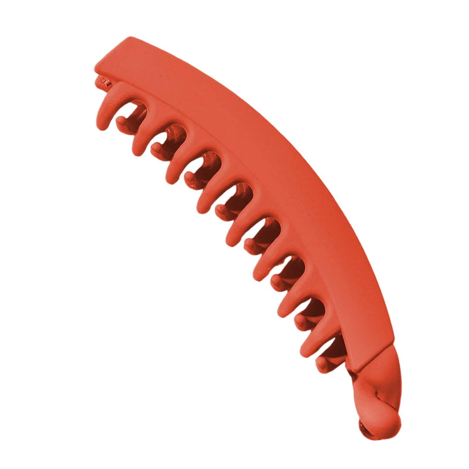 Large Hair , Frosted Hair Clips Ponytail Barrette Matte Frosted Clips