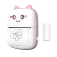 thumbnail image 3 of Graflsoa Imprimante Thermique Portable Bluetooth pour Étudiants - Mini Appareil Compact à Main avec Résolution de 200 Dpi, Batterie Intégrée et Design Rose (Inclut 1 Rouleau de Papier), 3 of 7