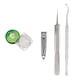 thumbnail image 1 of 4PCS / Set Kit de herramientas para uñas encarnadas Herramienta de tratamiento de uñas gruesas para yeacher Corrector de uñas encarnadas, 1 of 7