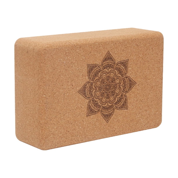 Block Yoga Alta Resistencia Bloque Corcho Accesorios Ecológicos 9x6x3