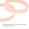 thumbnail image 4 of Uxcell Silicone Luminous Wristbands 8 Inch Circumference, Orange 12 Pack, 4 of 7