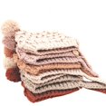 thumbnail image 1 of Baby Cute warm Hat, Solid Color Windproof Woolen Hat Thickened Cap, 1 of 4