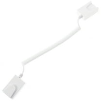 LULULION Small White Remote Control Security Cable Anti Lost Rope with Easy Install for Remote Holder