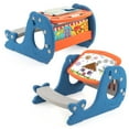 thumbnail image 1 of Costway Ensemble de Bureau de Dessin et de Jeu pour Enfants avec Tableau Blanc Graffiti Effaçable Inclinable, 1 of 10