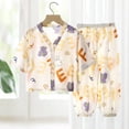thumbnail image 2 of Dmsael Baby Boy Fall Outfits Baby Clothes 3 6 12 18 24 Months 2T 3T 4T 5T Long Sleeve Pants Set Comfortable Stylish Cartoon Print Kids Homewear Set, 2 of 5