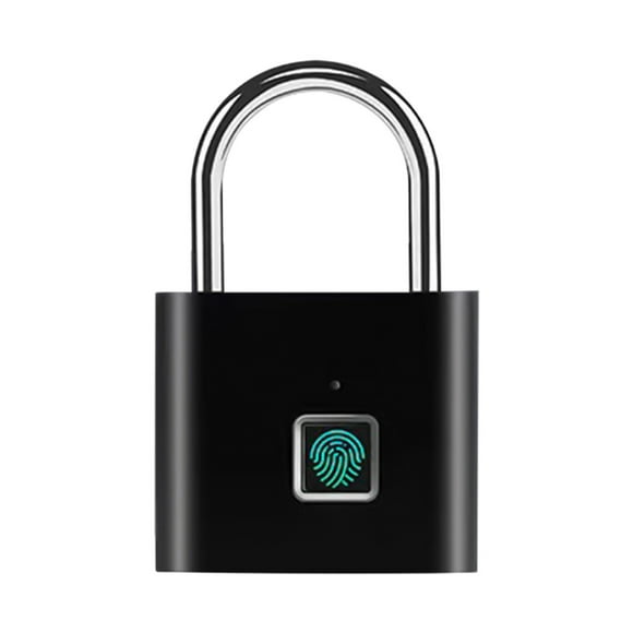 Fingerprint Padlock, Smart Keyless Lock,Locker Lock, Biometric Metal Keyless Thumbprint Lock,, Usb Rechargeable,For Locker, Backpack, Suitcase