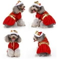 thumbnail image 6 of Rewera Dog King Costume Funny Pet Halloween Costumes for Dogs with King Costume for Dogs Dog Costume for Halloween Christmas Birthday Party Photo Props, 6 of 6