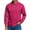 05Hot Pink, variant on Dwelliawo Men's Polo Shirts Casual Collared Fashion Golf Tee Ribbed Long Sleeve Classic Button Shirts Black L