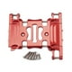 thumbnail image 1 of Bewildely Placa inferior central profesional, placa inferior de montaje en superficie recubierta, cubierta de chasis ligera, pieza de Kits de construcción modelo Rojo, 1 of 6