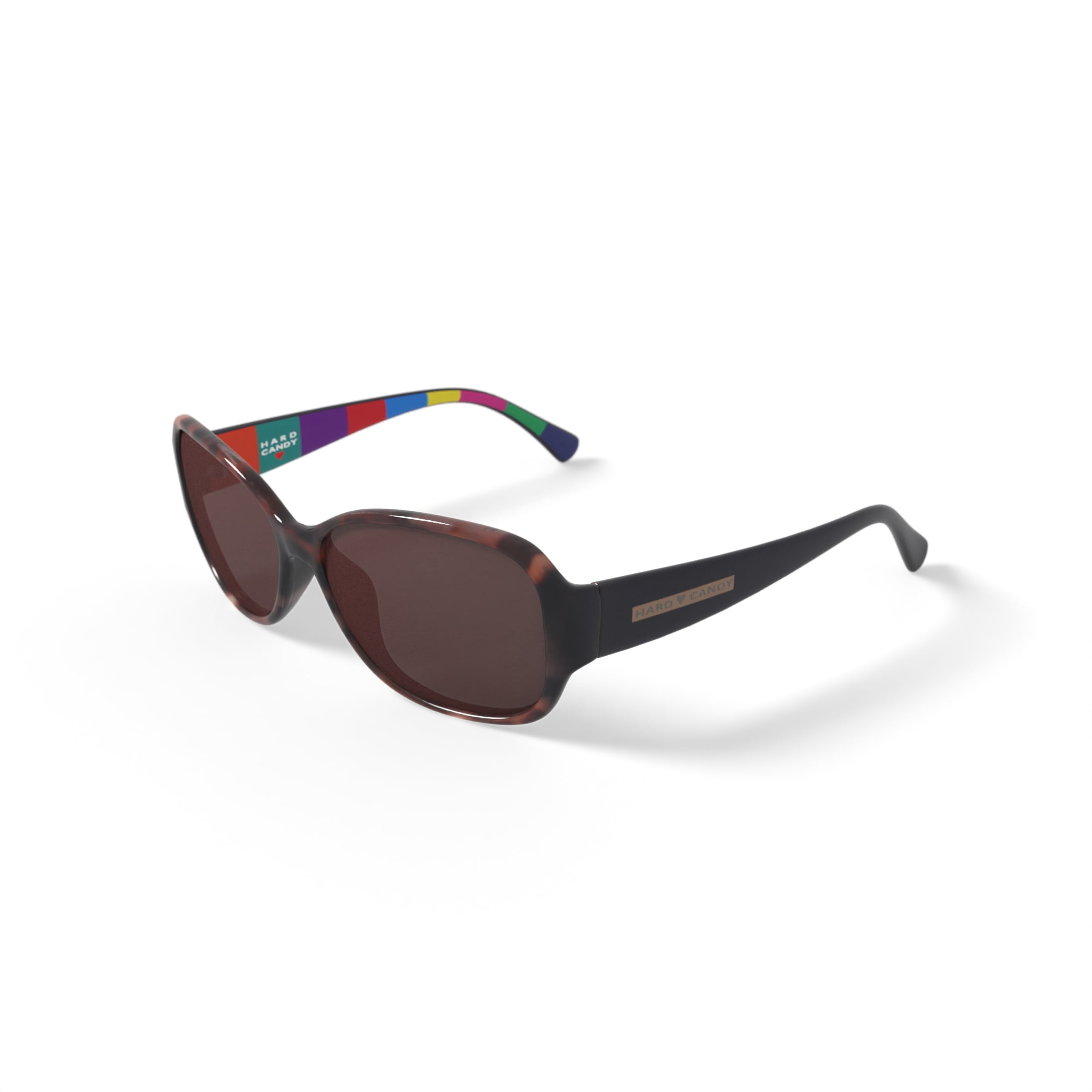 Hard Candy Womens Rx'able Sunglasses, Hs14, Tortoise Patterned, 57