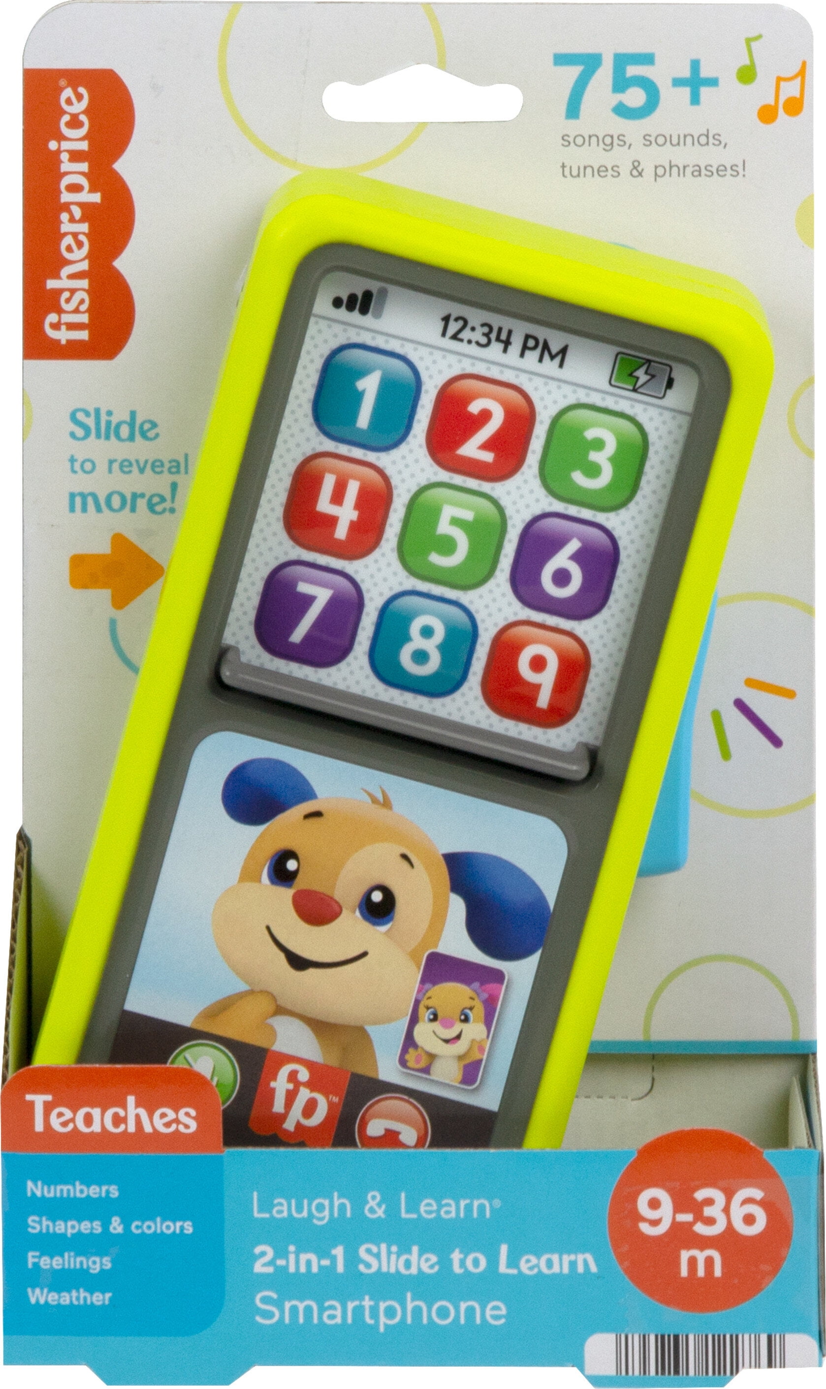 Fisher-Price Mon Smartphone 2 en 1, jouet d'apprentissage de la