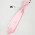 thumbnail image 1 of Corbata informal de color liso con estampado para niños, corbata bonita para actuaciones de estudiantes, corbata estrecha para espectáculos de magia y baile, 1 of 1