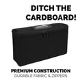 thumbnail image 5 of BIMZUC Premium Graded Card Case Polyester Card Storage Box Organizer with 3 Detachable Dividers for Trading Cards Sports Cards and PSA Holder Display, 5 of 9