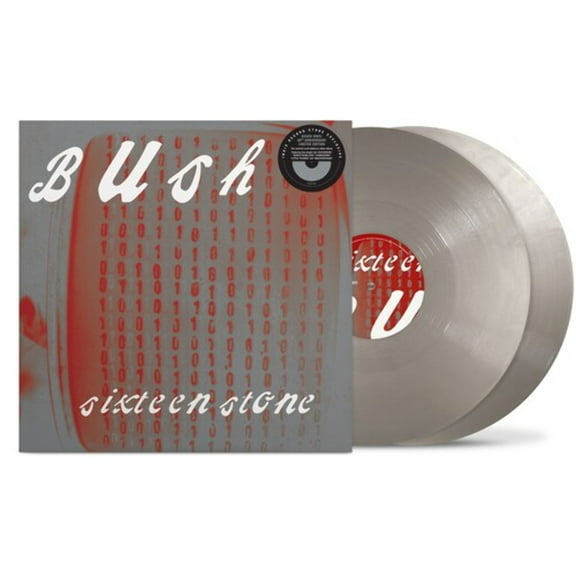 Bush Sixteen Stone (30th Anniversary Edition) (Indie Exclusive, Limited Edition, Silver Colored Vinyl) (2 Lp's) Records & LPs