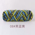 thumbnail image 1 of Nvzi - Hilo Knit Picks, 1 rollo, hilo de ganchillo de alta calidad con material de poliéster suave, duradero para proyectos de manualidades como bufandas, gorros y mantas. Negro + Azul + Amarillo, 1 of 4