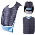thumbnail image 2 of Tablier Imperméable pour Personnes Âgées, Protection Repas et Boisson, Aide pour Handicap, 2 of 7