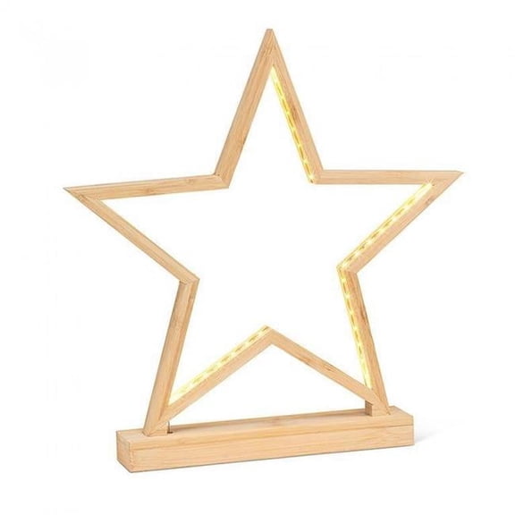 MDR Trading AB-27-OUTLINE-577-LG-Q01 Modern LED Star Light Decoration, Natural