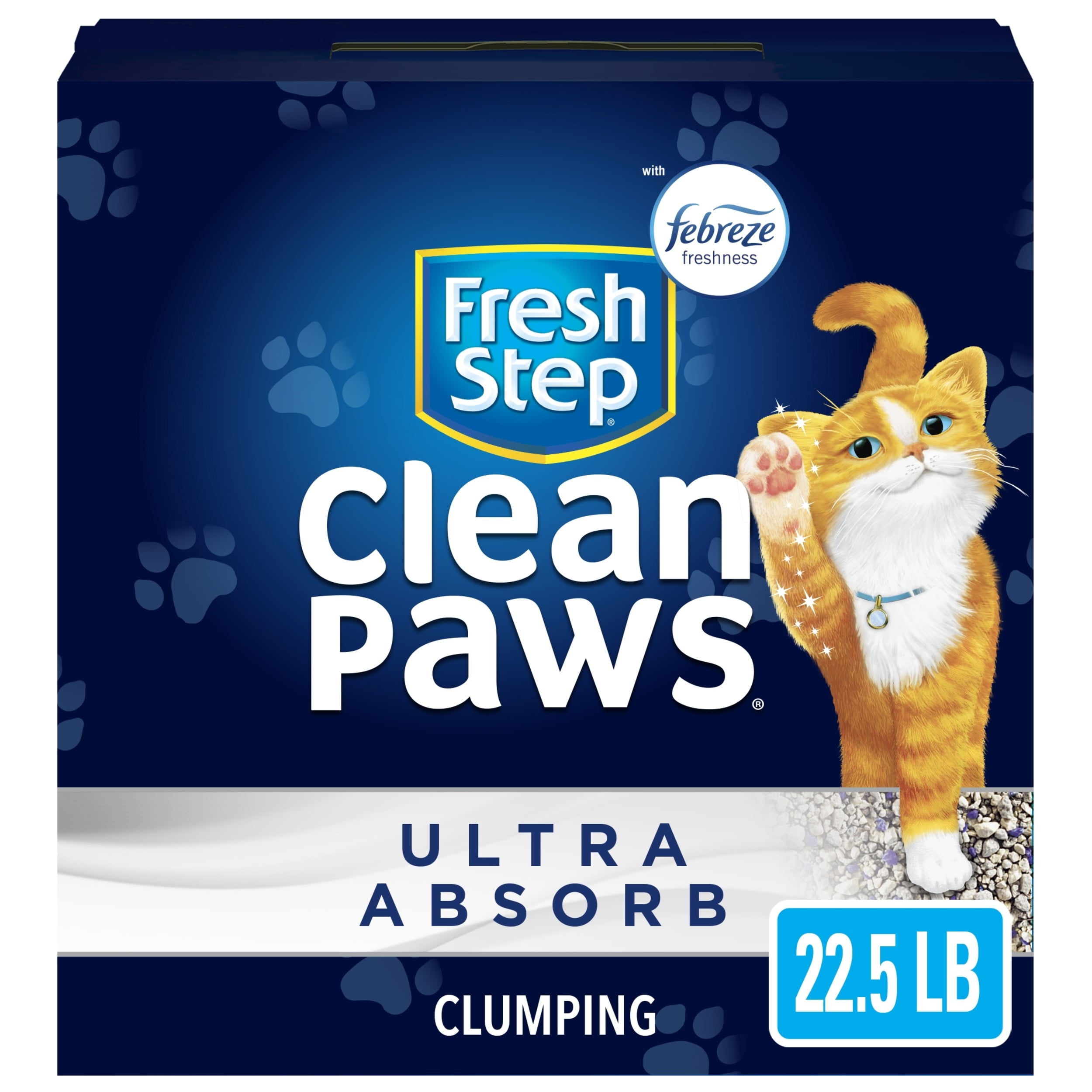 clean paws kitty litter