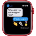thumbnail image 6 of Restored Apple Watch Series 6 (GPS, 44 mm) Gold Aluminum Case with Pink Sport Band Bundle 5 Bonus Bands, Charging Stand, Screen Protector, & 2 amp charger (Refurbished), 6 of 13