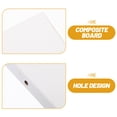 thumbnail image 5 of Raindrops White Wallmounted Floating Shelf for Storage Made of Composite Board Heavy Duty and Spacesaving 12.5 x 4.5 x 3.5 Inches, 5 of 8