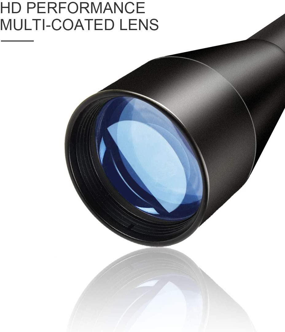 CVLIFE Optics R4 Reticle Crosshair Scope with 20mm Free Mounts, 3-9x40