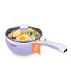 thumbnail image 1 of Dezin Hot Pot Electric Upgraded, sartén antiadherente, olla eléctrica de fideos rápidos, mini olla caliente portátil de 1.5 L para filete, huevo, arroz frito, ramen, avena, sopa con ajuste de potencia, 1 of 5