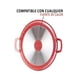 thumbnail image 4 of Olla Antiadherente Hot Spot Roja con Tapa 28 cm de Aluminio de Alta calidad, 4 of 4