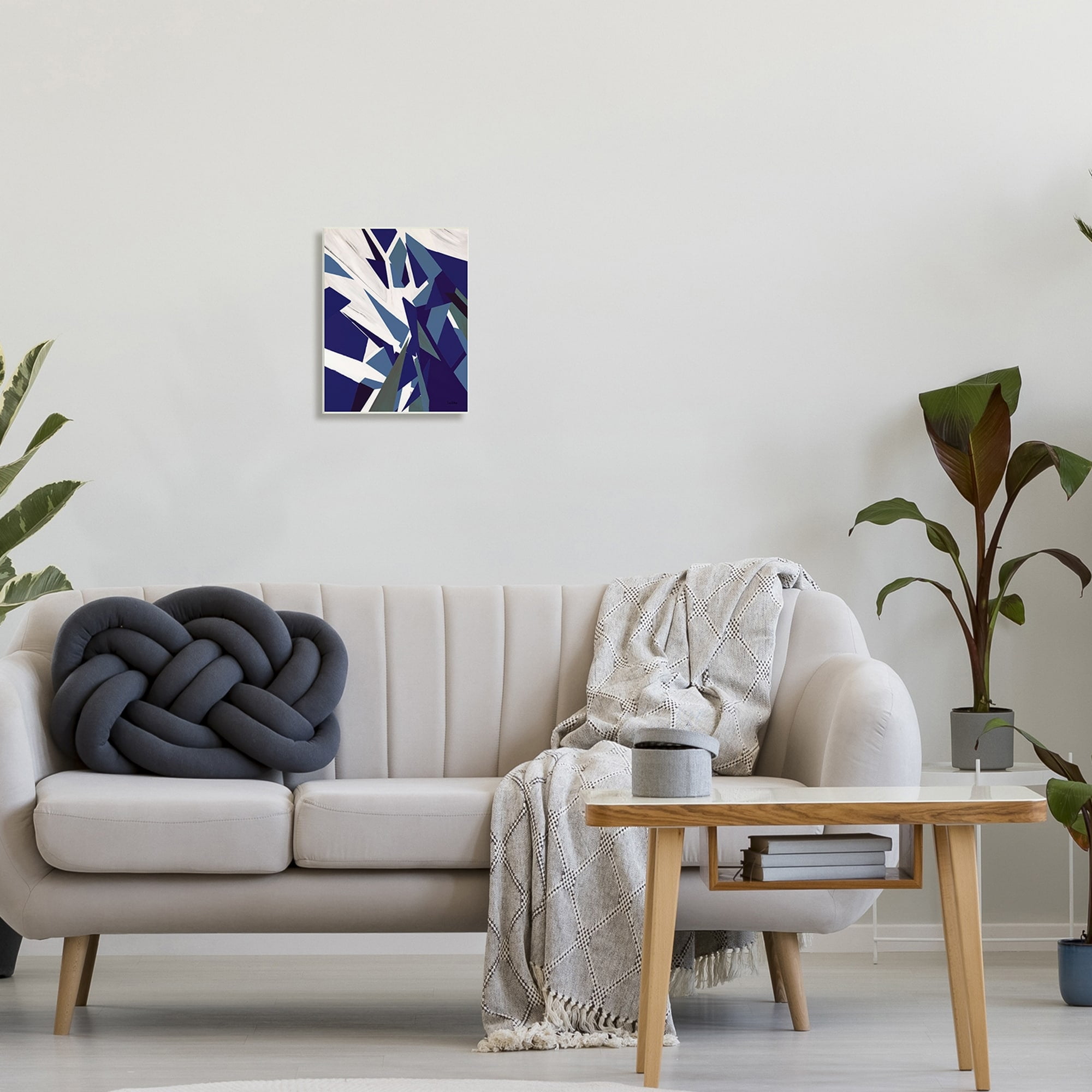 Lori Dubois Warping Polygons Dynamic Geometric Illustration Modern Abstraction 10" x 15" Framed Painting Art Print, by Stupell Home Décor