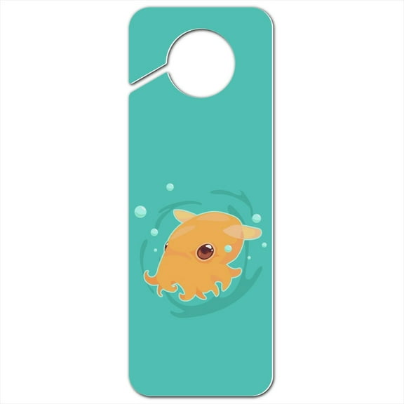 Cute Dumbo Octopus Plastic Door Knob Hanger Sign