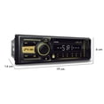 thumbnail image 3 of Autoestéreo Premium 1 din Desmontable Bluetooth / radio fm /usb MP3 Nano 090 Steelpro Push to Talk / 18 Memorias Radio / ECUALIZADOR / X-Bass para Subwoofer / 4 Salidas RCA / 2 Salidas RCA Sub, 3 of 8