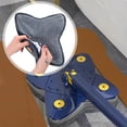 thumbnail image 1 of Trapeador de limpieza 360 giratorio Squeeze Floor Cloth para esquina de puerta automática (A), 1 of 5