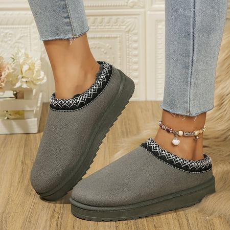 

plus size snow boots women‘s thick-soled Mao Mao shoes 2024 winter new national fur one fleece-lined warm cotton shoes