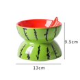 thumbnail image 2 of Cuencos elevados de cerámica para gatos, cuencos elevados inclinados para comida o agua, sin estrés, prevención de reflujo, 2 of 5