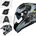 thumbnail image 7 of ILM Off Road Motorcycle Dual Sport Helmet Full Face Sun Visor Dirt Bike ATV Motocross Casco DOT Certified (XL, Grey Yellow), 7 of 7