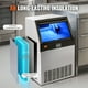 thumbnail image 5 of VEVOR Máquina para hacer hielo comercial, 160 libras/24 horas, máquina para hacer hielo, 80 cubitos de hielo en 12-15 minutos, máquina para hacer hielo con gabinete independiente con capacidad, 5 of 9