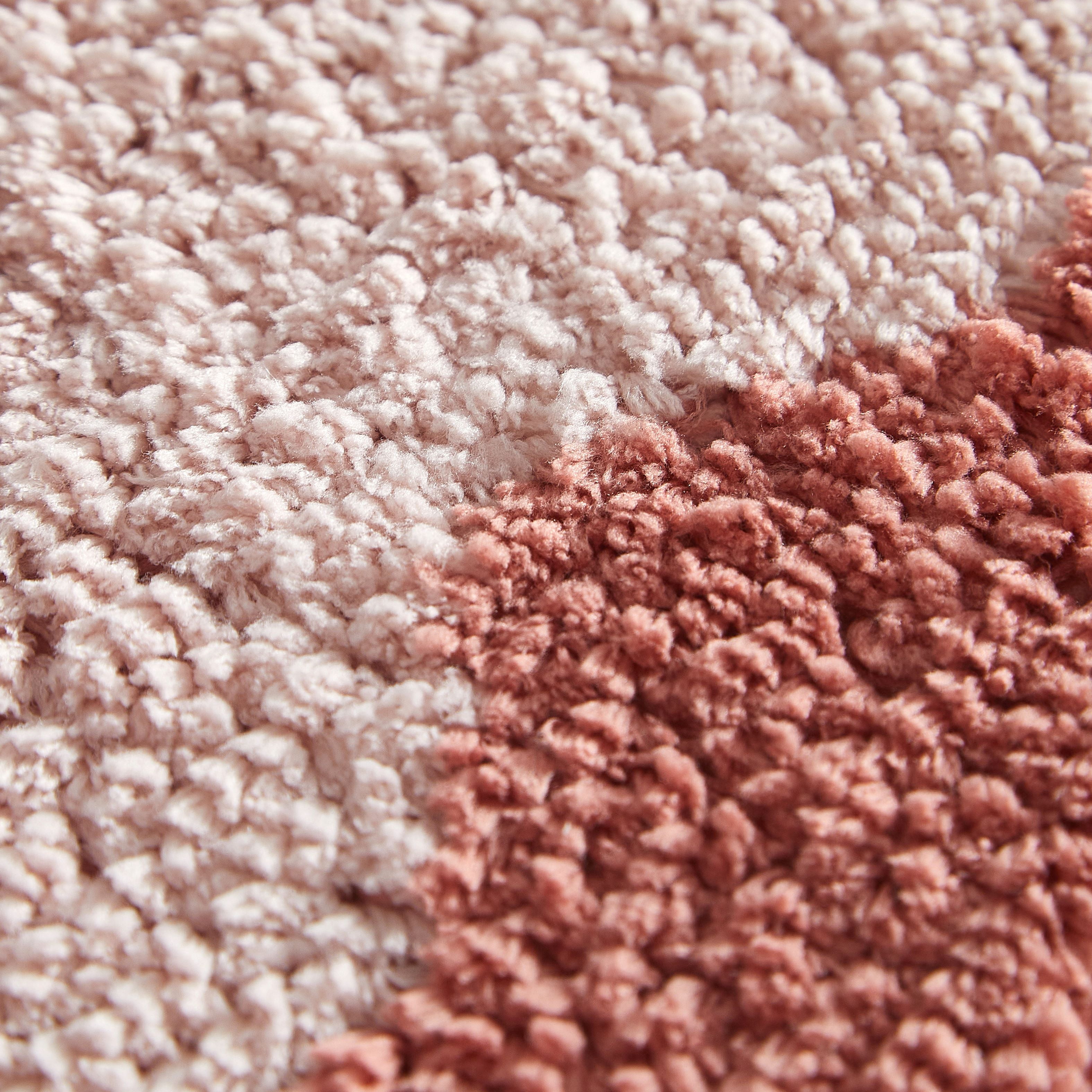 Mainstays 2-Piece Scallop Bath Rug Set, Terracotta, 17 in x 24 in & 20 in x 30 in