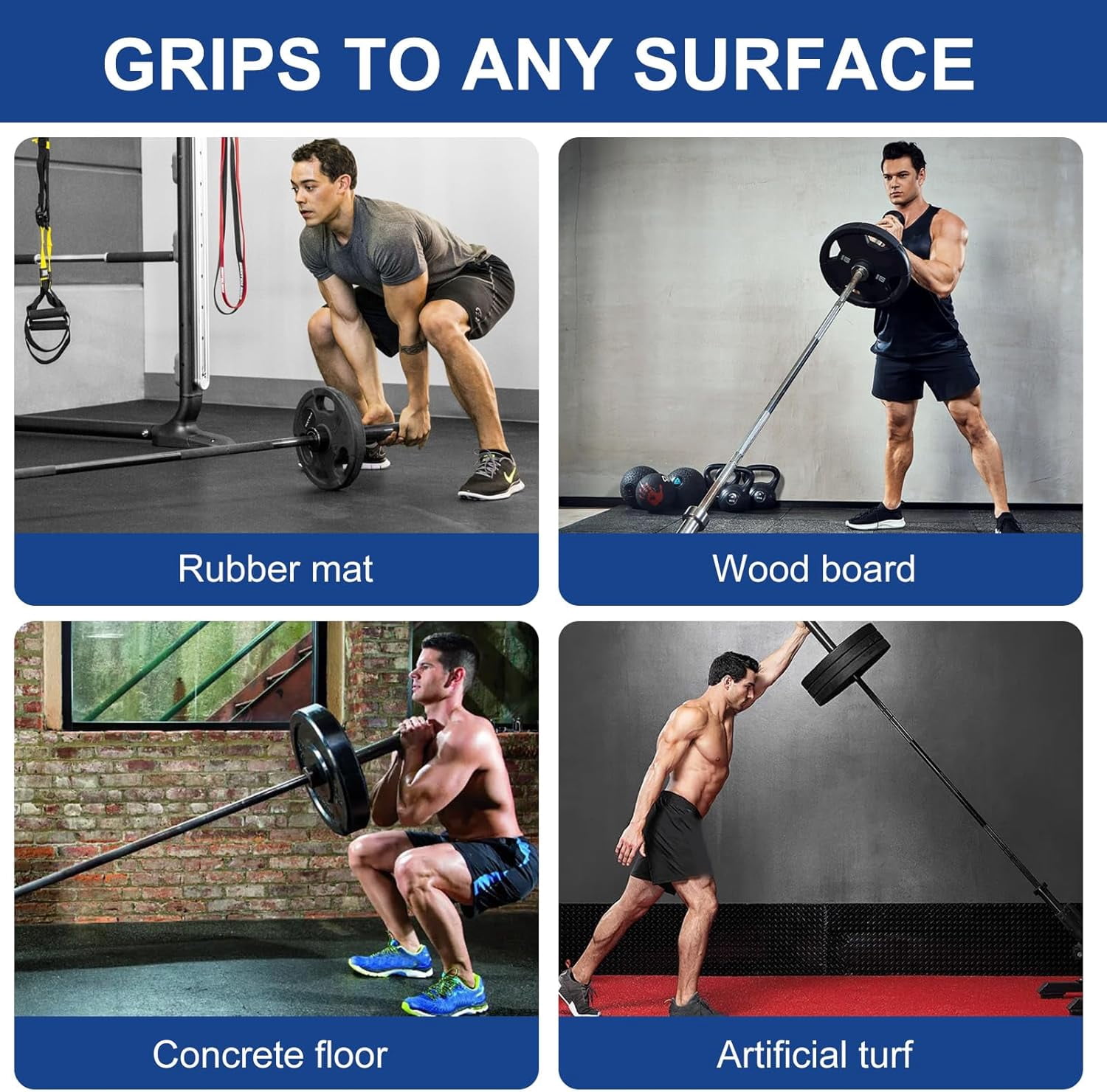 RVKXHD Landmine Attachment for Barbell, Rubber Material, Fits 2 inch Bars, T Bar Row Attachment for Pressing, Rowing, Spinning and Home Gym