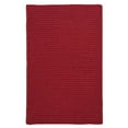 thumbnail image 1 of Colonial Mills Rug H578R024X096S Simply Home Solid - Sangria 2 ft. x 8 ft. Braided Rug, 1 of 1