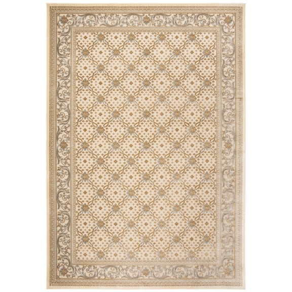 SAFAVIEH Paradise Jonette Geometric Floral Area Rug, Cream, 8' x 11'2"