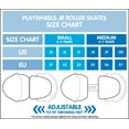 thumbnail image 4 of PlayWheels Kids Roller skate Junior Size 5-10 with Knee Pads, 4 of 4