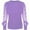 Purple, variant on KAUOD Girls Tulle Long Sleeve Shirt Crew Neck Lace Sequins Soft Summer Pullover Tops Teen Kids Cute Loose Fit T Shirt Outfits
