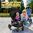 thumbnail image 2 of Infans High Landscape Baby Stroller Pushchair w/ Expandable & Footmuff Canopy, 2 of 7
