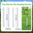 thumbnail image 4 of 4 Pcs Tree Trunk Protector, Spiral Tree Guards for Saplings in 2 Size, White Plastic Tree Protectors, Tree Wraps to Protect Bark or Plants from Deer Rabbit Cats Rodents Squirrel Mowers Trimmers, 4 of 7