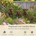thumbnail image 4 of Metal Bird Garden Stake, 3-Bird Dandelion Silhouette Art for Outdoor Lawns, Patios, Flower Beds, and Memorial Garden Decoration, 4 of 6