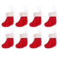 thumbnail image 1 of 8PCS CUCHILLOS Y FORKS Bolsa Titular de vajilla Navidad Calcetines de Navidad Bolsas de cubiertos, 1 of 5
