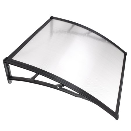 LAGarden 40 x 40  Door Window Outdoor Awning Patio Cover UV Rain Snow Protection One-piece Polycarbonate Hollow Sheet