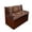 Boho Mandala Print, variant on Pzuqiu 2Pcs Brown Wood Grain Camper Bench Seat Slipcover Easy Using Camper Cushion Covers Replacement Full Protection Sofa Loveseat Chair Cover Protector for Rv Camper Car