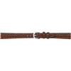 Ladies Genuine Woven Leather Brown 12mm Watch Strap