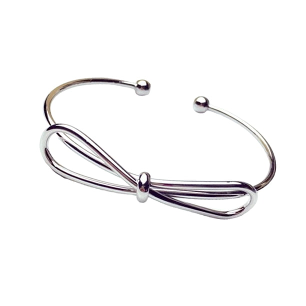 Qarigey Brazalete de brazo, joyería de Metal, exquisito brazalete para mujer, adorno para el cuerpo, adorno de mano, para brazos con forma Ropa, zapatos y accesorios Miscelánea Lazo, Plata