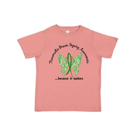 

Inktastic Traumatic Brain Injury TBI Butterfly 6.1 Gift Toddler Boy Girl T-Shirt